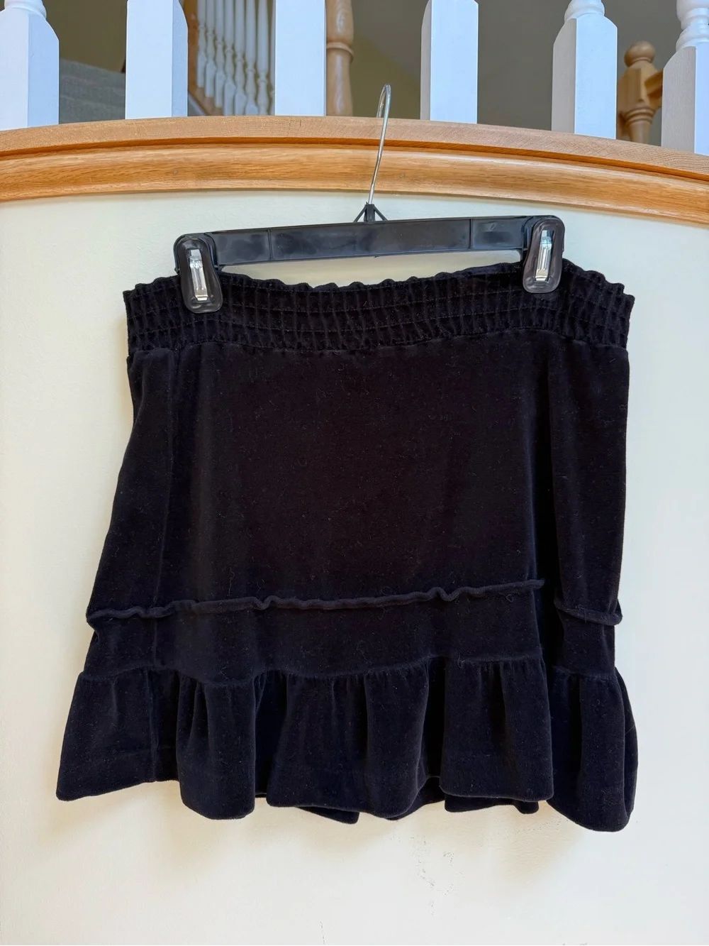 Black Ruffle Tiered Women's Skirt